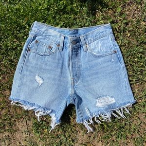 Levis 501 Long Shorts